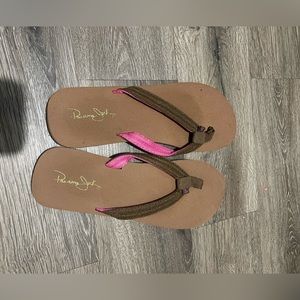 Panama Jack soft foam flip flops.